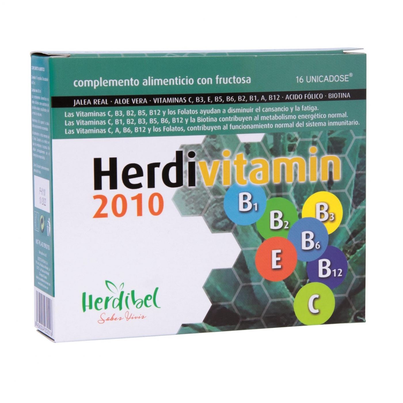 HERDIVITAMIN 2010 16 AMPOLLAS-HERDIBEL