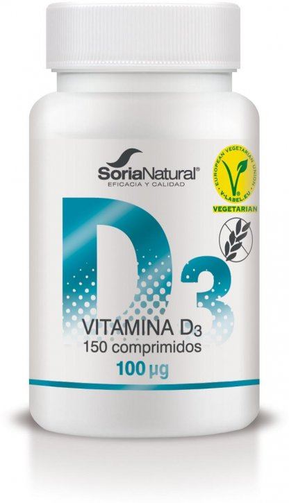 VITAMINA D3 150comp.liberación prolongada-SORIA NATURAL