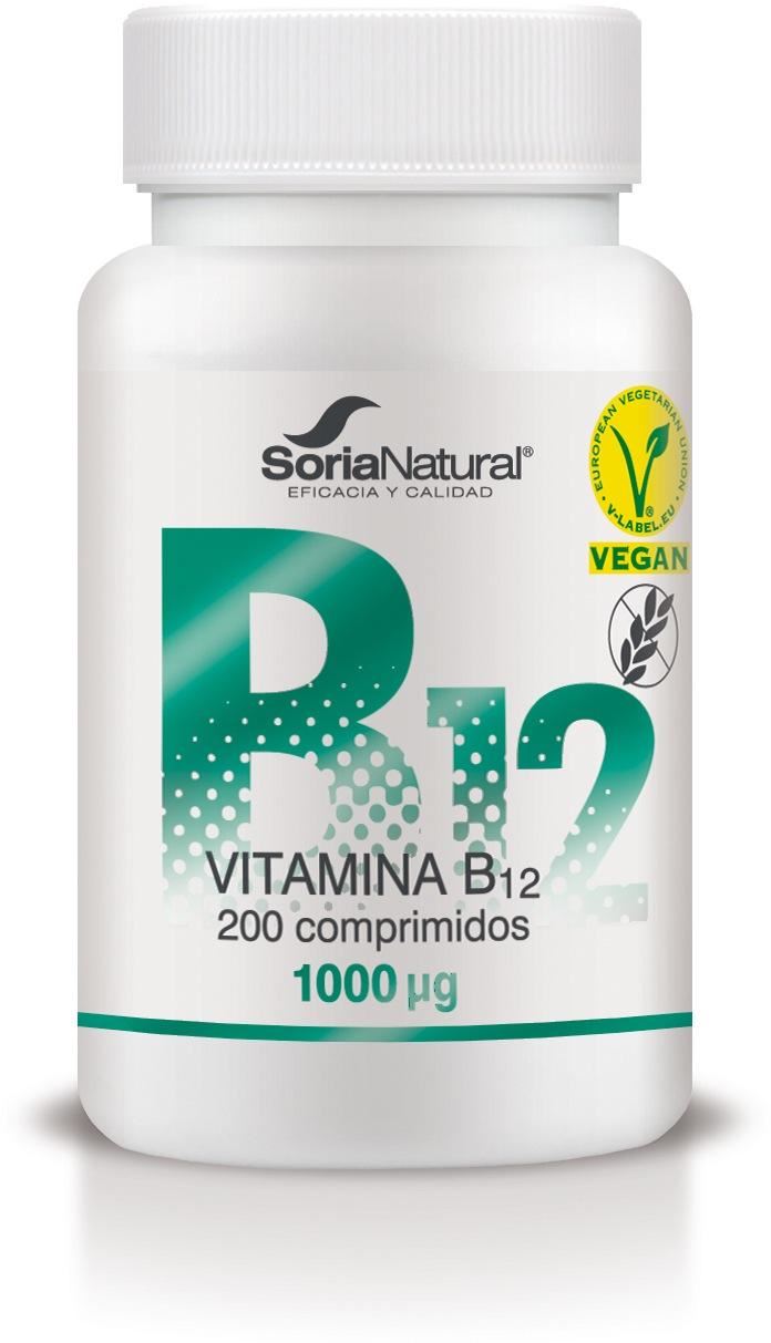 VITAMINA B12 250 mg. 200comp-SORIA NATURAL