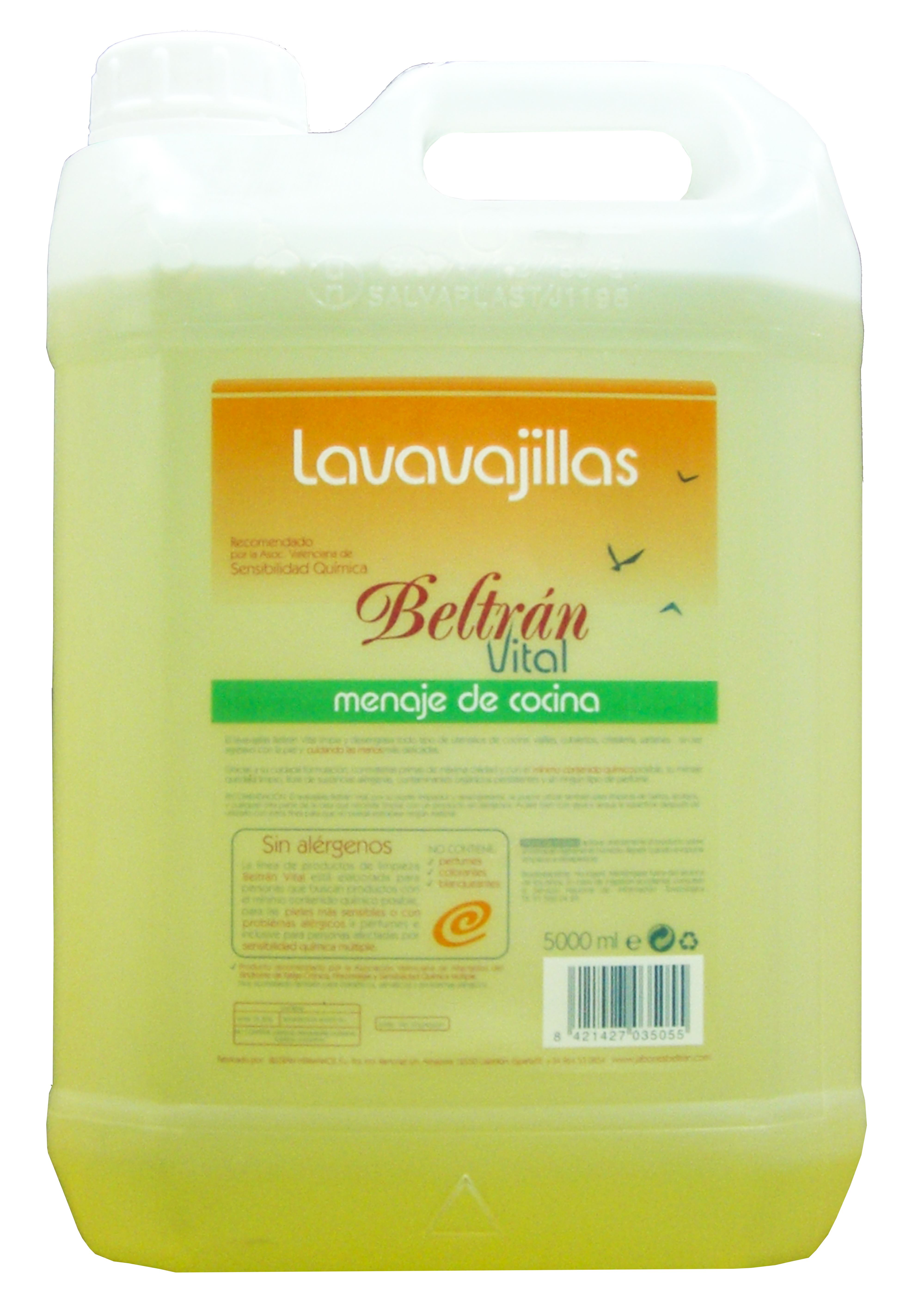 LAVAVAJILLAS VITAL 5L-BELTRÁN