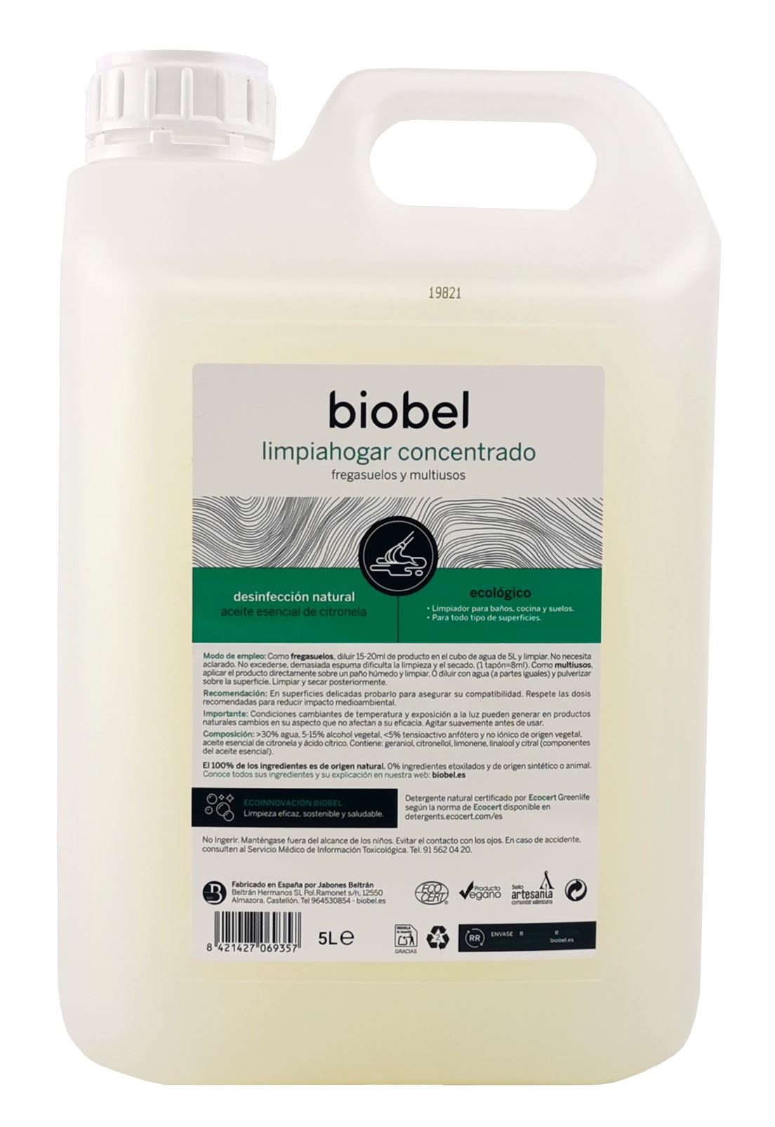 LIMPIAHOGAR 5L-BIOBEL