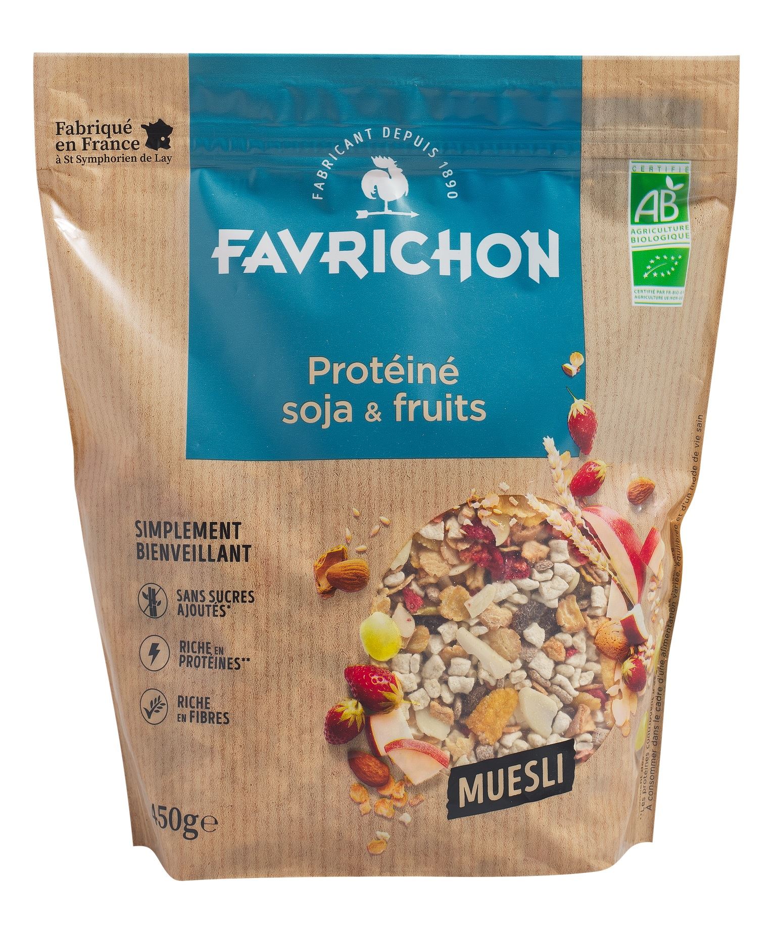 MUESLI PROTEIN 450gr. FAVRICHON