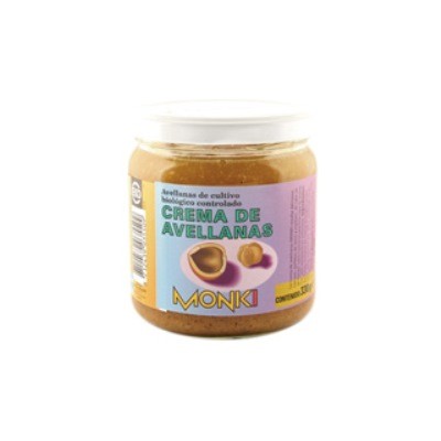 CREMA AVELLANAS BIO 330 gr-MONKI