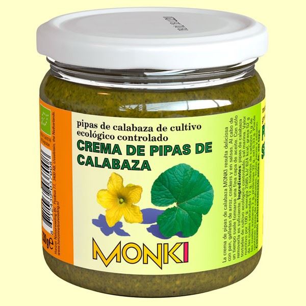 CREMA PIPAS CALABAZA BIO 330gr-MONKI