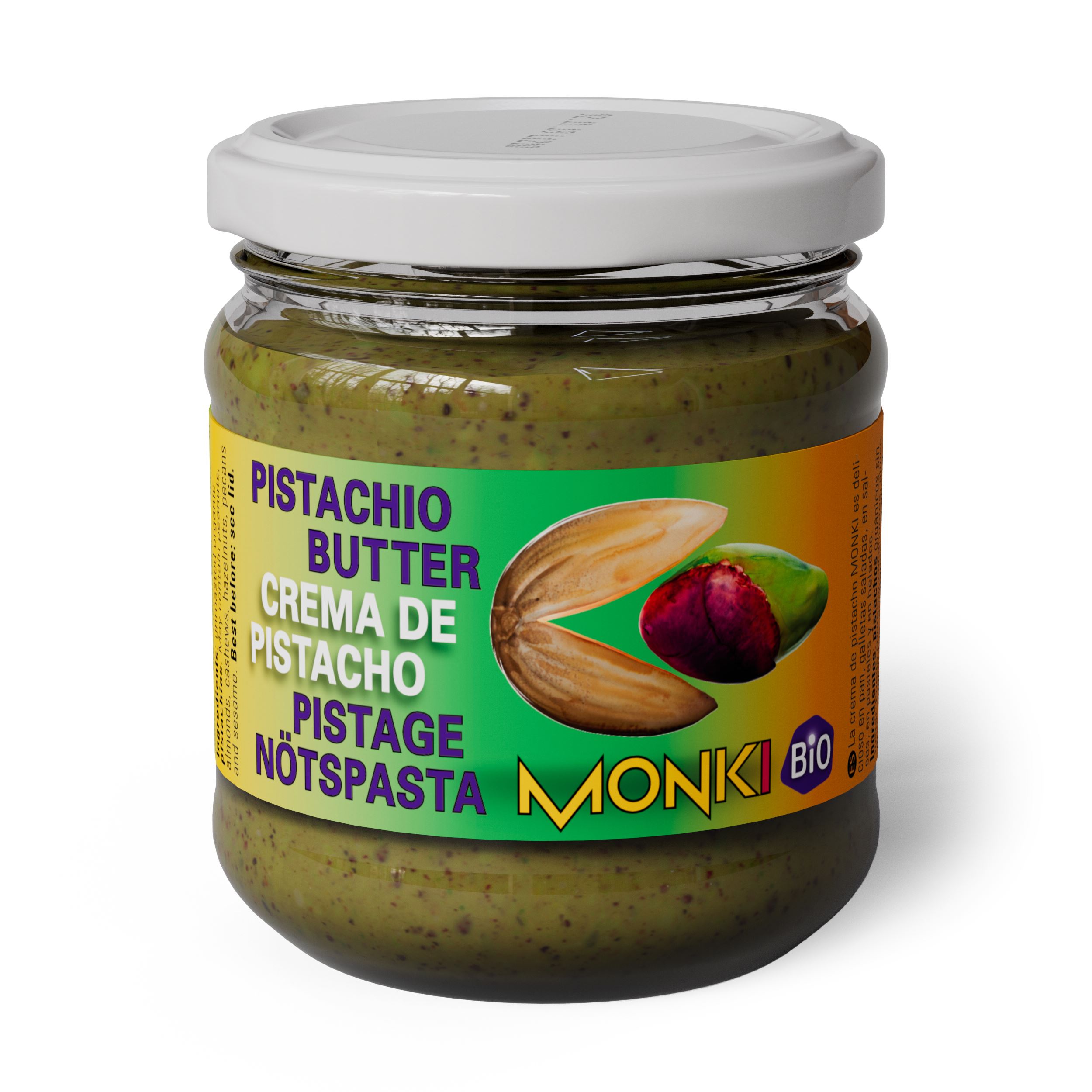 CREMA PISTACHO BIO 175gr-MONKI