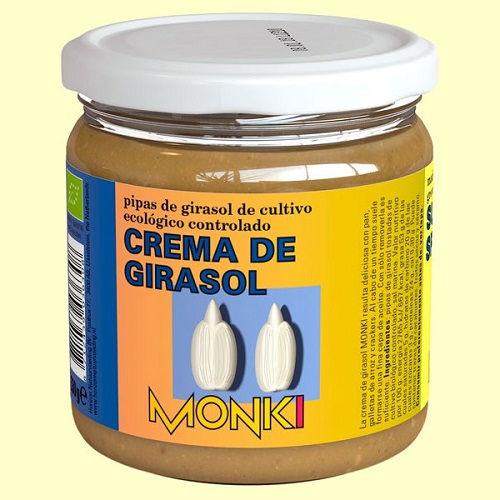 CREMA PIPAS GIRASOL BIO 330gr-MONKI 