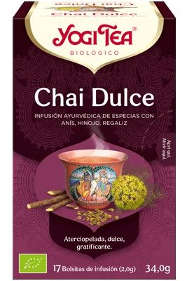 YOGI TEA CHAI DULCE 17B BIO