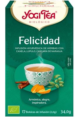 YOGI TEA FELICIDAD 17B BIO