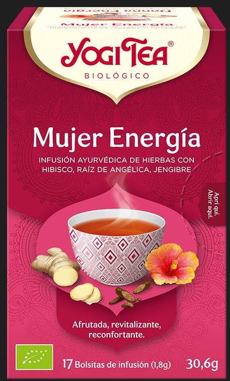 YOGI TEA MUJER ENERGÍA 17B BIO