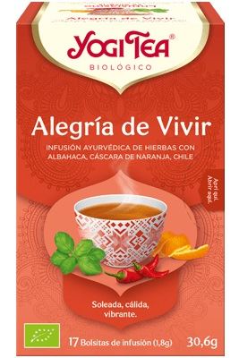 YOGI TEA ALEGRIA DE VIVIR (RECONFORTANTE) 17B BIO