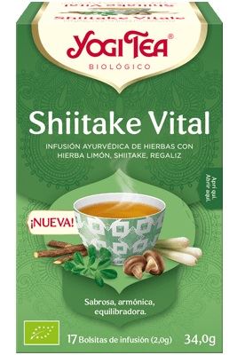 YOGI TEA SHIITAKE VITAL 17B BIO 