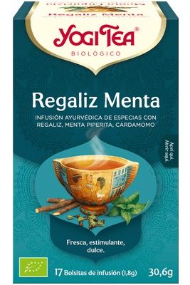 YOGI TEA REGALIZ MENTA 17B BIO