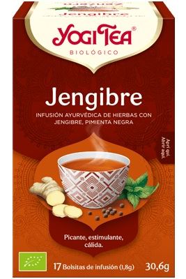 YOGI TEA JENGIBRE 17B BIO