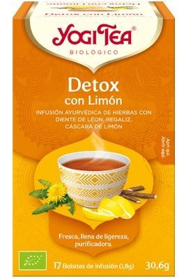 YOGI TEA DETOX CON LIMÓN 17B BIO