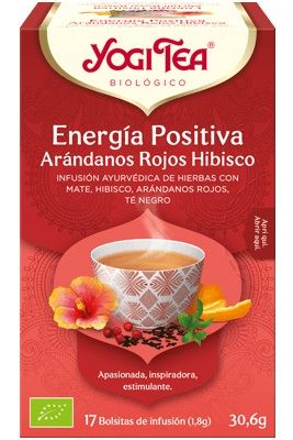 YOGI TEA ENERGÍA POSITIVA ARÁNDANOS 17B BIO