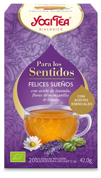 YOGI TEA SENTIDOS FELICES SUEÑOS 20B BIO