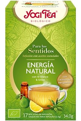 YOGI TEA SENTIDOS ENERGIA NATURAL 20B BIO