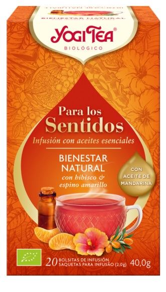 YOGI TEA SENTIDOS BIENESTAR NATURAL 20B BIO