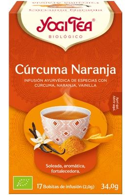 YOGI TEA CÚRCUMA NARANJA 17B BIO