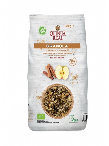 GRANOLA MANZANA Y CANELA BIO 275gr (U/C 14)-QUINUA REAL