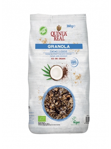 GRANOLA CACAO Y COCO BIO 250gr (U/C 14)-QUINUA REAL