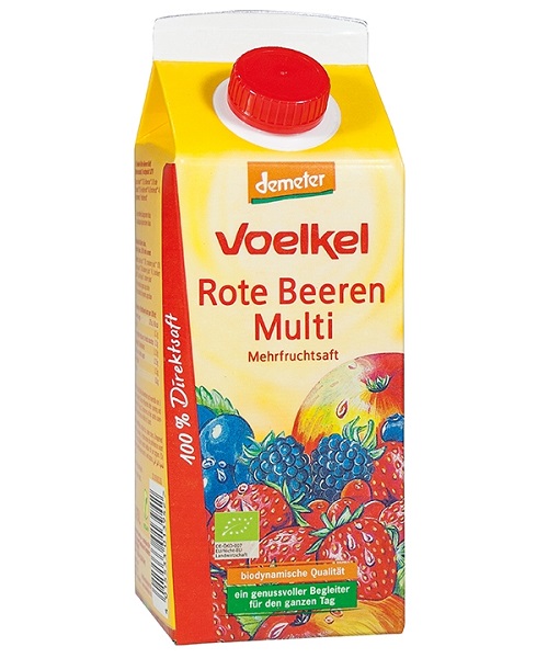 ZUMO FRUTOS ROJOS DEMETER BIO 750ml (U/C 6)-VOELKEL