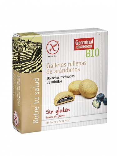 GALLETAS CREMA ARÁNDANOS S/G BIO 200gr (U/C 10)-GERMINAL 