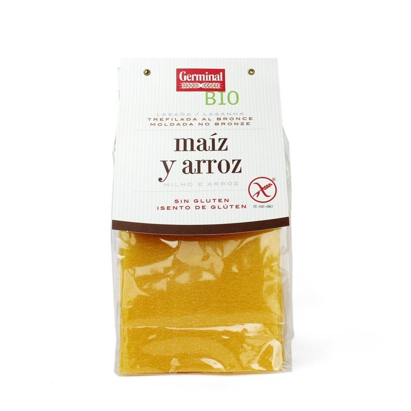 LASAÑA MAÍZ ARROZ S/G BIO 250gr (U/C6)- GERMINAL 