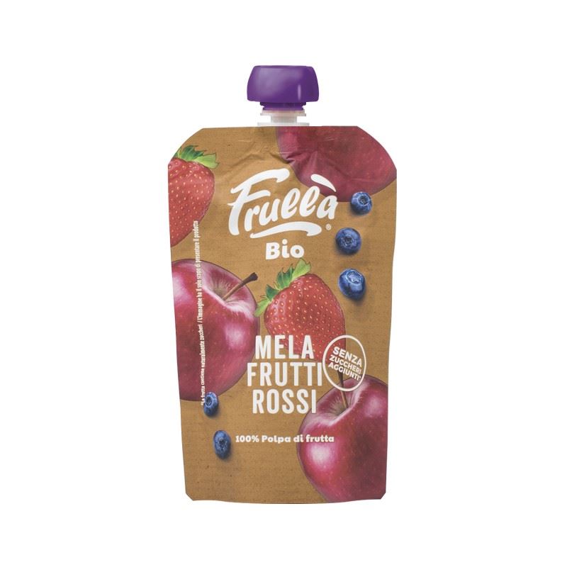 PURÉ MANZANA ARÁNDANO FRESA BIO 100gr (U/C 18)-NATURE NOUVA