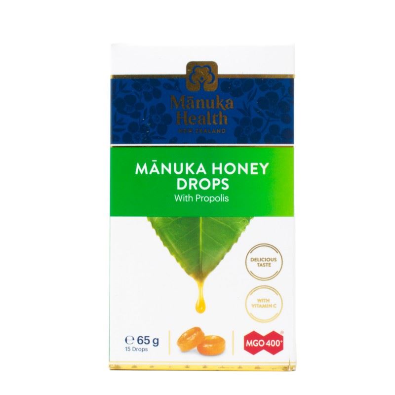 CARAMELOS MIEL MANUKA Y PROPÓLEO MGO 400+ 65gr.(U/C12)-MANUKA HEALTH