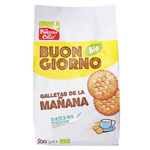 GALLETAS DE LA MAÑANA BIO 500gr (U/C 12)-LA FINESTRA