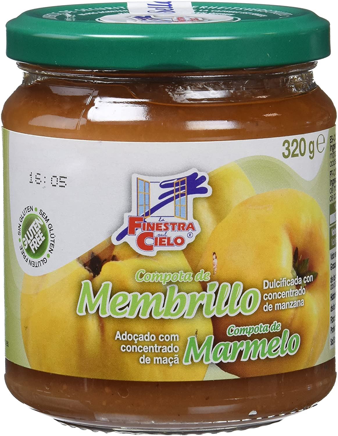 COMPOTA MEMBRILLO BIO 320gr (U/C 4)-LA FINESTRA