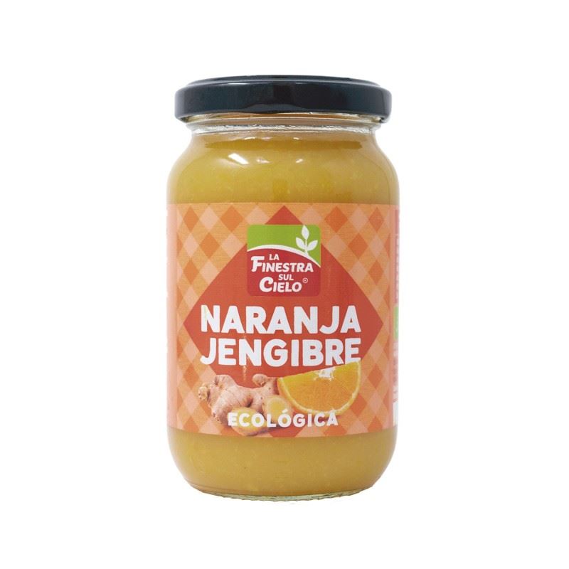 COMPOTA NARANJA Y JENGIBRE BIO 280gr (U/C 6)-LA FINESTRA