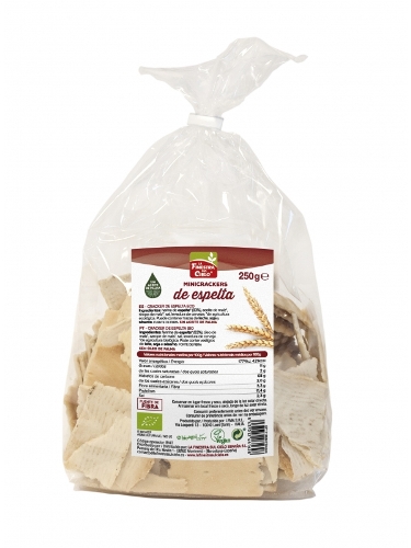 MINI CRACKERS 100% ESPELTA BIO 250gr (U/C 6)-LA FINESTRA