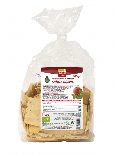 MINI CRACKERS ESPELTA SABOR PIZZA BIO 250gr (U/C 6)-LA FINESTRA