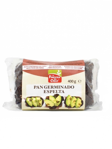 PAN GERMINADO ESPELTA BIO 400gr (U/C 8)-LA FINESTRA