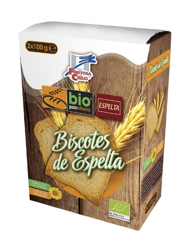 BISCOTES ESPELTA BIO 200gr (U/C 6)-LA FINESTRA