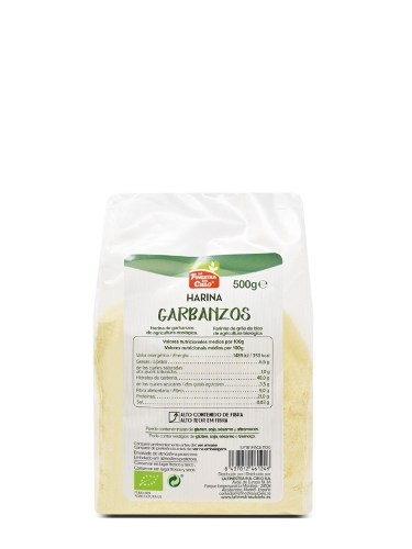 HARINA GARBANZOS BIO 500gr (U/C 6)-LA FINESTRA