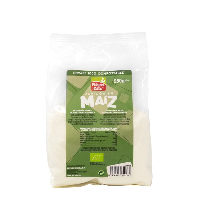 ALMIDÓN MAÍZ BIO 250gr (U/C12)-LA FINESTRA