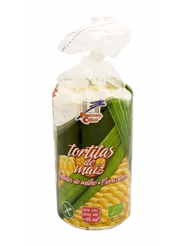 TORTITAS MAÍZ CON SAL S/G BIO 150gr (U/C 12)-LA FINESTRA