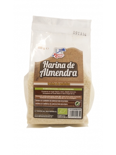 HARINA ALMENDRA BIO 200gr (U/C 8)-LA FINESTRA