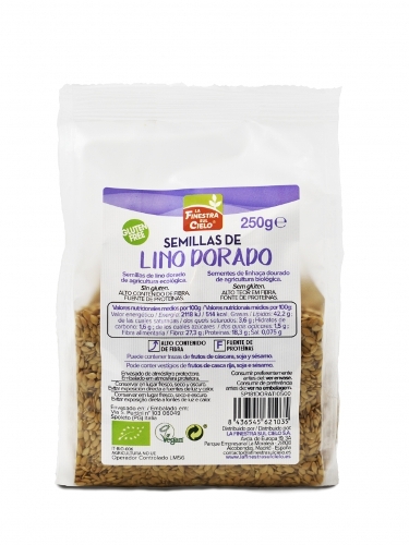 LINO DORADO BIO 250gr (U/C 6)-LA FINESTRA