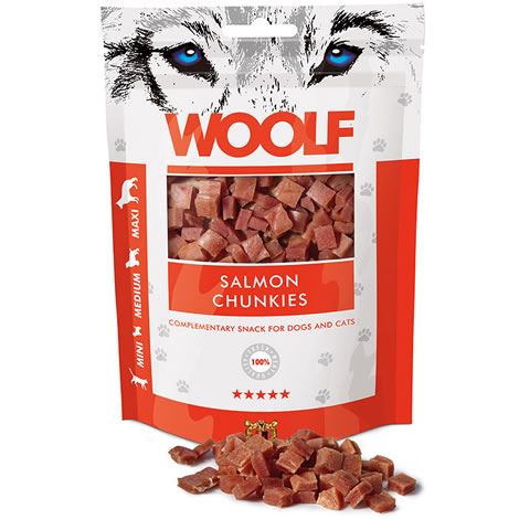 WOOLF SALMON CHUNKIES 100gr