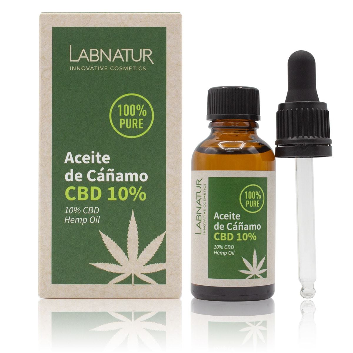 ACEITE 100% PURO CON 10% CBD 30ml-LABNATUR