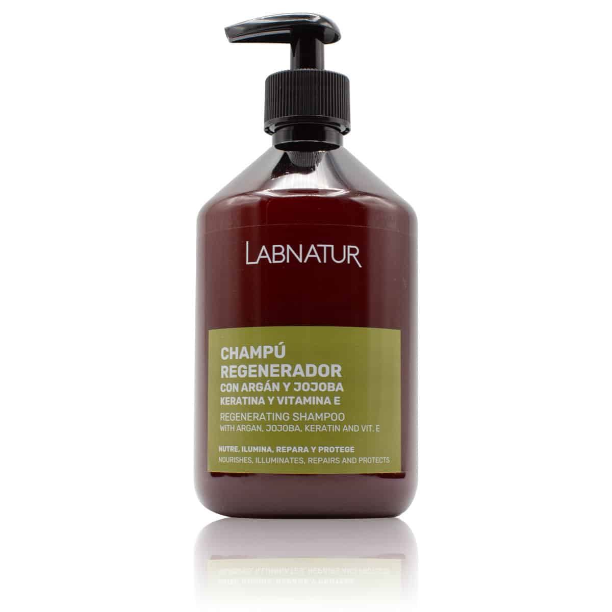 CHAMPÚ REGENERADOR ARGÁN, JOJOBA Y KERATINA 500ml-S&S