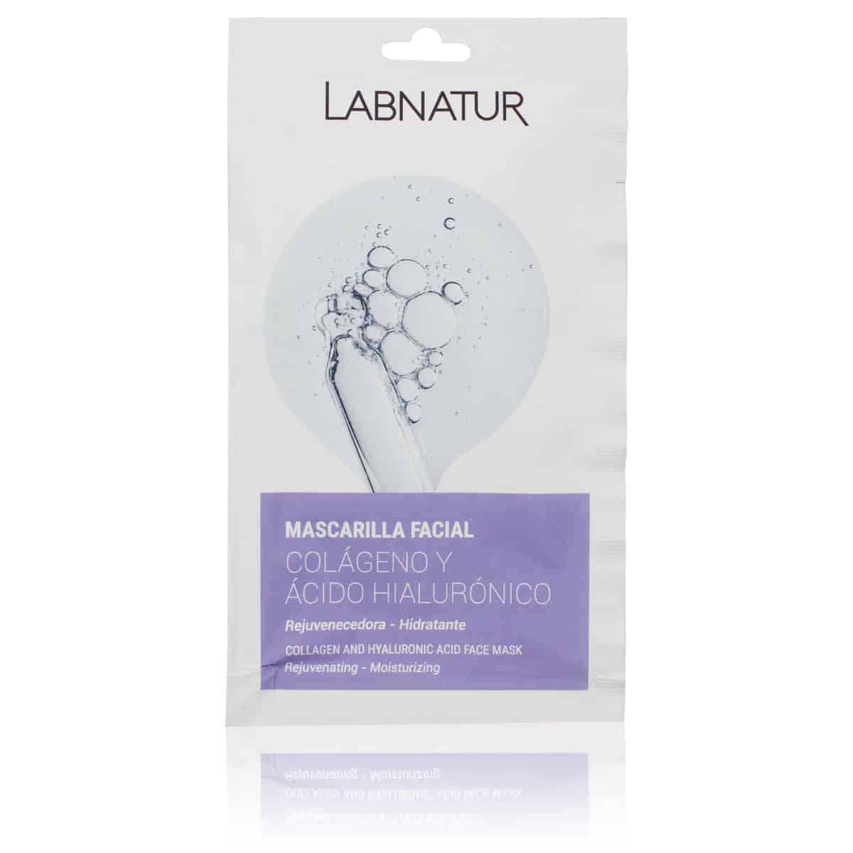 MASCARILLA FACIAL COLÁGENO Y ÁCIDO HIALURÓNICO 15ml-LABNATUR